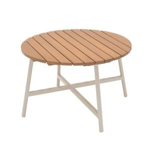 LifestyleGarden Copenhagen Loungetisch Ø55cm Aluminium/Eukalyptus