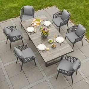LC Garden Sunrepo Gartenmöbel-Set L (6 Plätze) Tisch 200x100cm