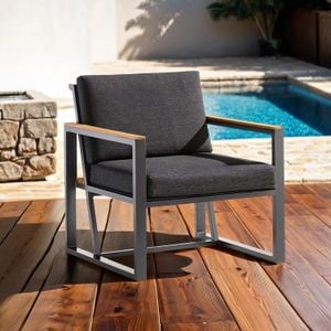 Sieger Havanna Loungesessel Aluminium/Sunproof