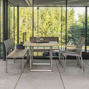 Stern Viona Gartenmöbel-Set L (7 Plätze) Tisch 180x100cm