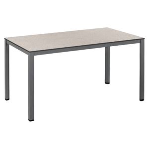 Kettler Cubic Gartentisch 140x70cm Aluminium/HPL