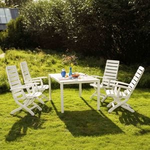 Kettler Tiffany Gartenmöbel-Set M verstellbar (4 Plätze) Tisch 160x95cm