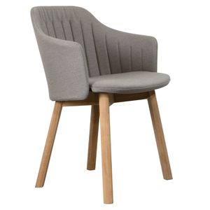 Cane-Line Choice Gartenstuhl Teak/Polypropylen mit Sitz- und Rückenkissen