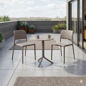 Nardi Bora Gartenmöbel-Set S (2 Plätze) Tisch Ø60,5cm