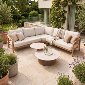 OUTLIV. Tampa Ecklounge inkl. Loungetisch Aluminium/Rope/Mischgewebe