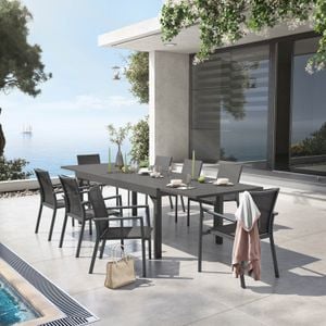 OUTLIV. Lucca Gartenmöbel-Set Tisch 200/320x100,5cm