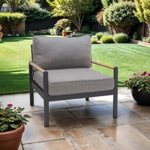 LifestyleGarden Amber Loungesessel Aluminium/Olefin