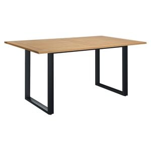 Stern Gartentisch 180x100cm Aluminium/Teak