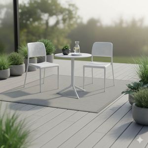 Nardi Bora Gartenmöbel-Set S (2 Plätze) Tisch Ø60,5cm