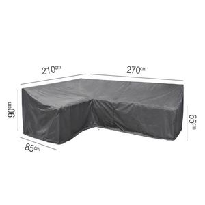 AeroCover Schutzhülle für Ecklounge 270x210x65/90cm