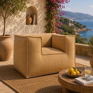 ROOLF Living Silky Loungesessel Polypropylen/Chenille