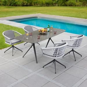 LC Garden Bari Gartenmöbel-Set M (4 Plätze) Tisch 180x90cm
