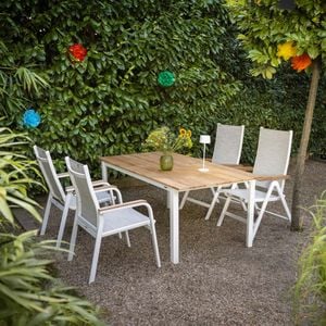 Kettler Granada Gartenmöbel-Set M (4 Plätze) Tisch 160x95cm