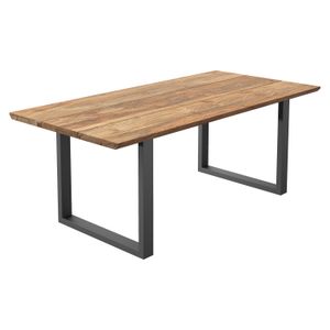 OUTLIV. Negara Gartentisch Edelstahl/Teak recycelt