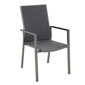 MWH Verona Stapelsessel Aluminium/Textilene