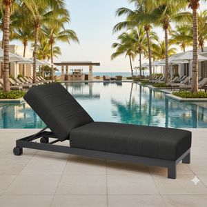 OUTLIV. Miami Gartenliege verstellbar Aluminium/Sunbrella
