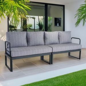 OUTLIV. Pandora Gartenloungesofa Aluminium/Polyester