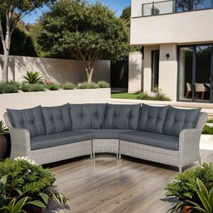 Garden Impressions Milwaukee Ecklounge Geflecht/Spun Polyester