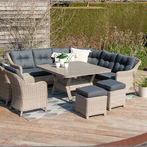 Garden Impressions Milwaukee Dininglounge Geflecht/Spun Polyester