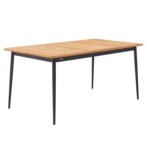 Interliving 7001 Gartentisch 160x95cm Aluminium/Teak