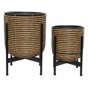 Kaemingk Jolie Pflanztopf-Set 2-tlg. Polyrattan