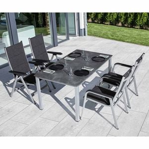 Kettler Basic Plus Gartenmöbelset 5-tlg. mit Tisch 160x90cm