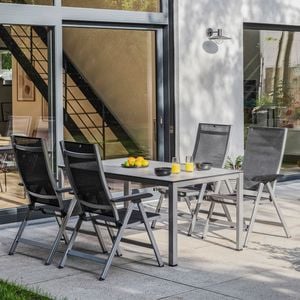 Kettler Basic+ Premium Gartenmöbel-Set 5-tlg. Tisch 160x95cm