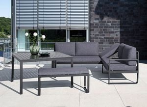 Kettler Ocean Casual Dining Loungeecke Aluminium/Polyester