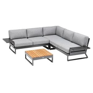 Kettler Ocean Skid Platform Ecklounge 6-tlg. Aluminium/Olefin