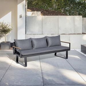 Kettler Rasmus Modular Gartensofa Aluminium/Teak