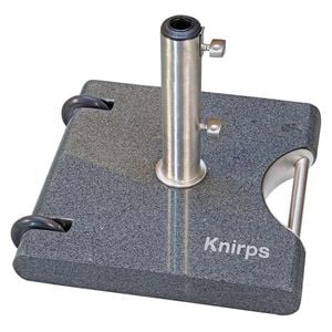 Knirps Schirmständer Granit 40 kg mit Griff/Rollen