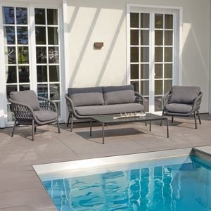 LC Garden Bari Loungeset 4-tlg. Aluminium/Rope