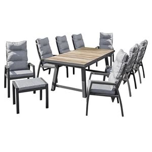 LC Garden Bondino Gartenmöbel-Set XL (8 Plätze) Tisch 200/260x100cm