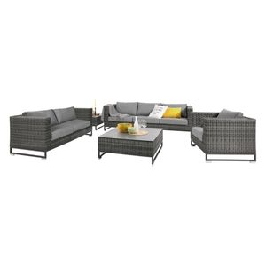 LC Garden Vivera Loungeset Aluminium/Geflecht