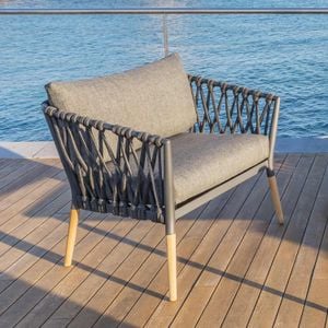 LifestyleGarden Ipanema Loungesessel Aluminium/Olefin