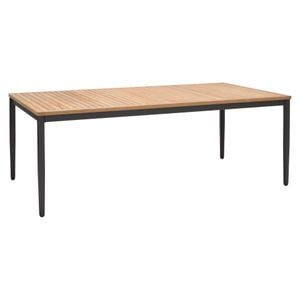 LifestyleGarden Topaz Gartentisch Aluminium/Teak