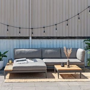 LifestyleGarden Topaz Loungeset Aluminium/Teakholz