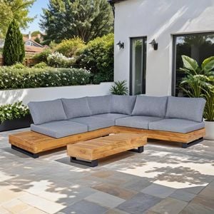 OUTLIV. Madrid Ecklounge Teak/Olefin