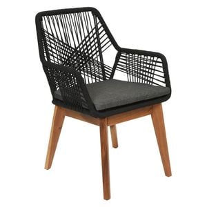 Outdoor Living Seville Diningsessel Akazie/Rope inkl. Kissen