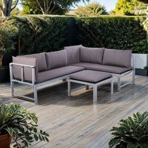 OUTLIV. Ecklounge Aluminium/Spun Polyester