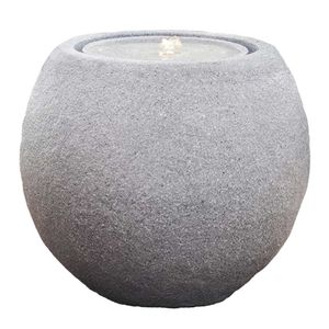 Heissner Ball LED Gartenbrunnen Polytstone