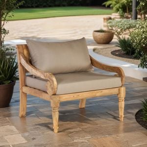 OUTLIV. Korfu Loungesessel Teak/Olefin