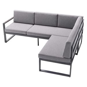 Sieger Adelaide Ecklounge Aluminium/Sunproof