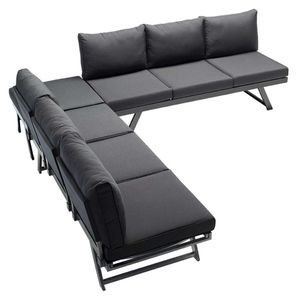 Sieger Auckland Ecklounge 3-tlg. Aluminium/Sunproof