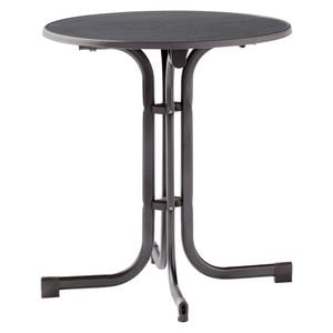 Sieger Boulevard Klapptisch Ø70cm Stahl/Mecalit Pro