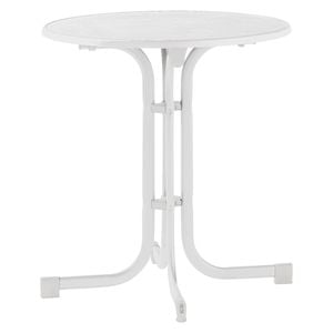 Sieger Boulevard Klapptisch Ø70cm Stahl/Mecalit Pro