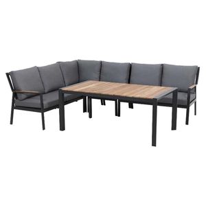 Siena Garden Londra Dininglounge 5-tlg. mit Tisch 140x80cm