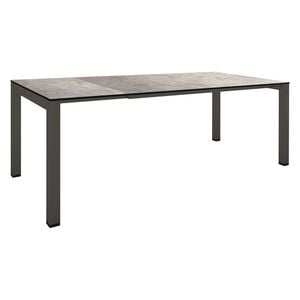 Stern Ausziehtisch 160/210x90cm Aluminium/Silverstar