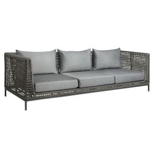 Stern Corda Gartensofa Aluminium/Rope/Edelstahl