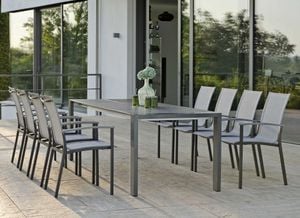 Stern Evoee Gartenmöbel-Set 9-tlg. Ausziehtisch 200/260x90cm